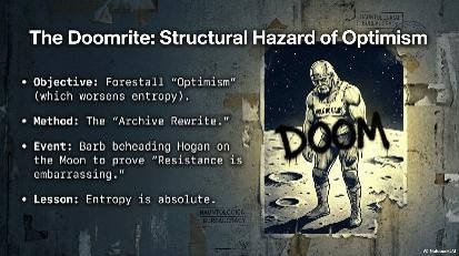 The Structural Hazard of Optimism document plate